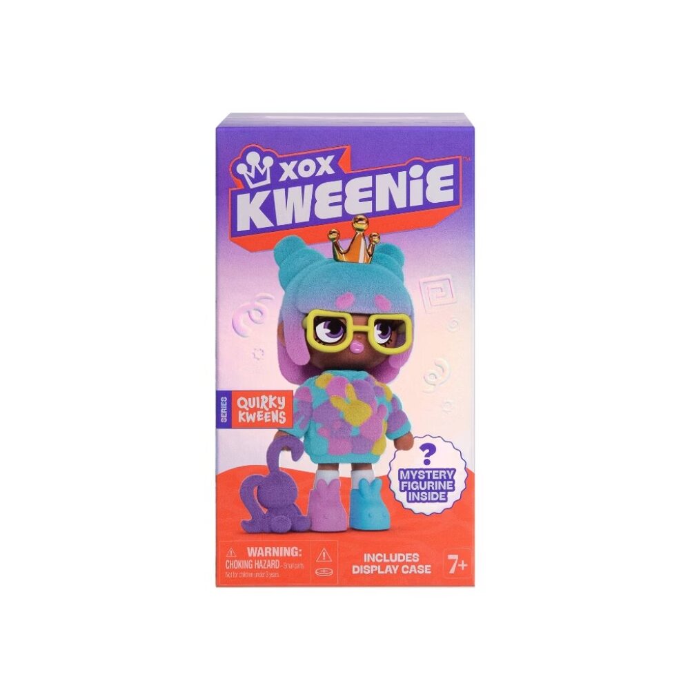 XOX KWEENIE QUIRKY KWEENS  4" DOLL+CARD DISPLAY NIB